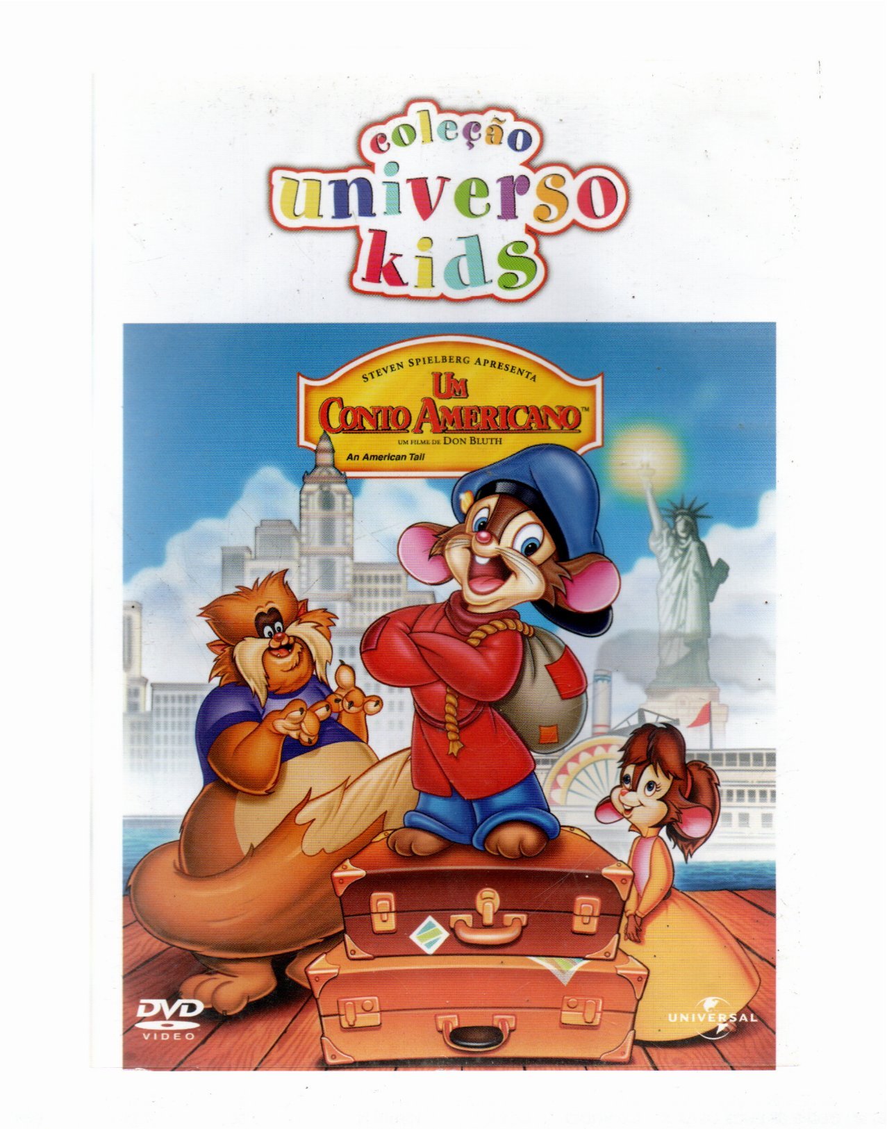 00a02e909584ac3a8b546815b5f06ac4.jpg Dvd Um Conto Americano - Coleção Universo Kids (slim) - Imagem 1