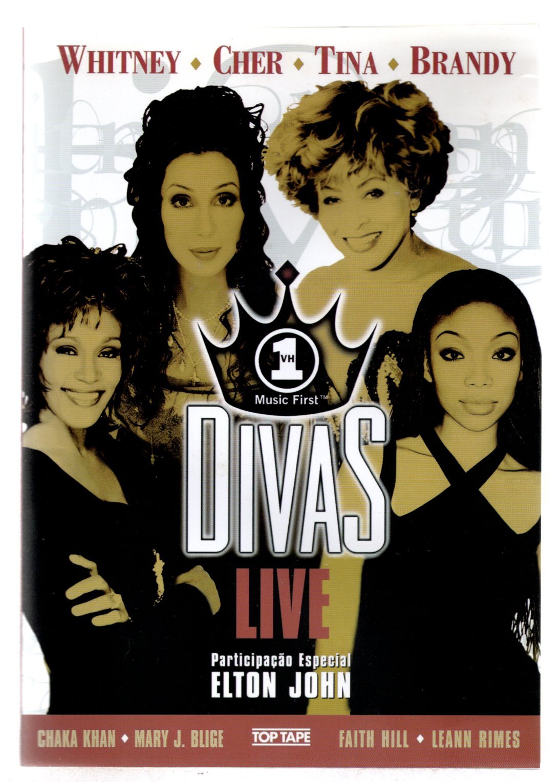 0c433f5291660fede8500c80dfc227ed.jpg DVD Divas Live Participacao Elton John - Imagem 1