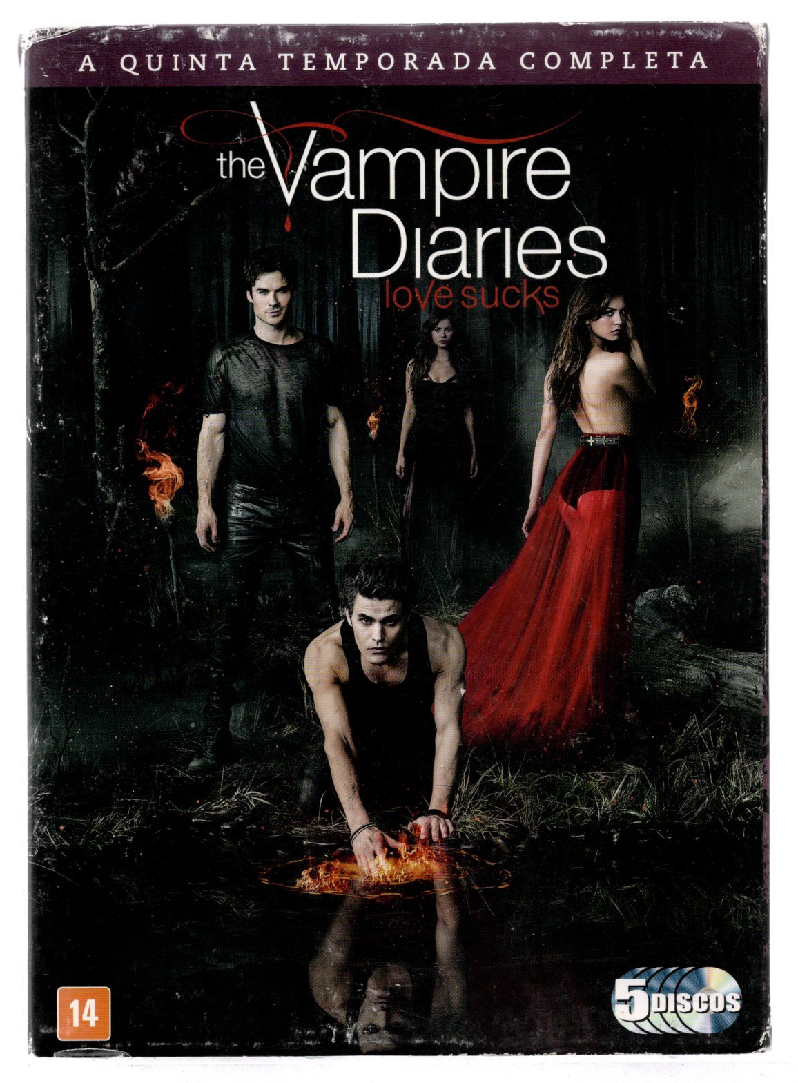 Box DVDs The Vampire Diaries Love Sucks A quinta teporada