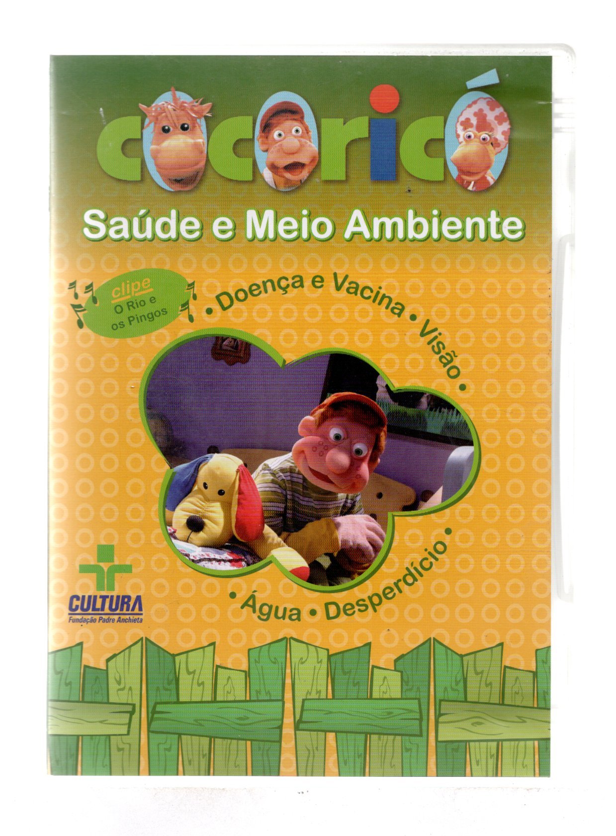 3ea572aeb9946897f59770944ea6c32f.jpg DVD COCORICÓ - SAÚDE E MEIO AMBIENTE - Imagem 1