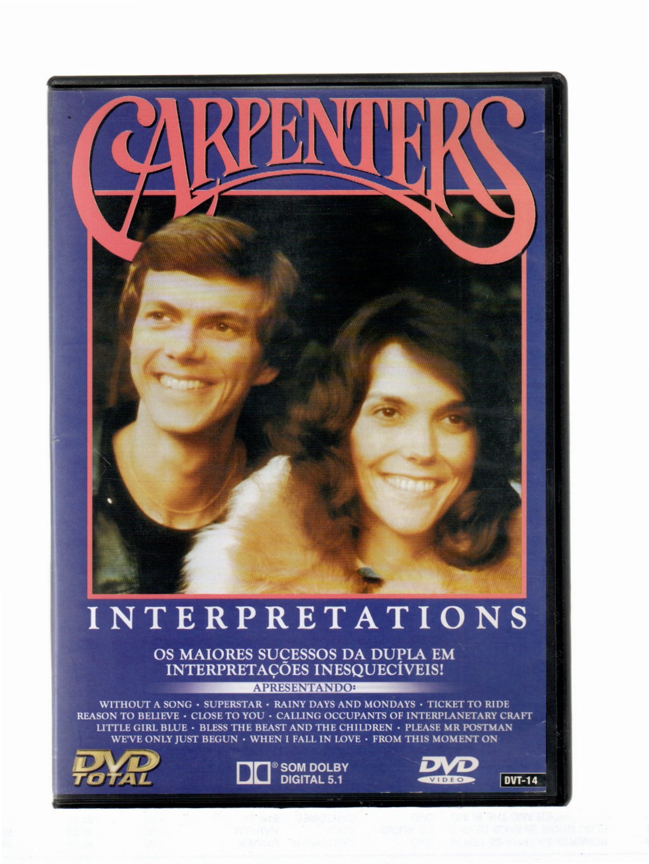 5323a66b4da1384b857a5614fb5b974a.jpg Dvd Carpenters - Interpretations - Imagem 1