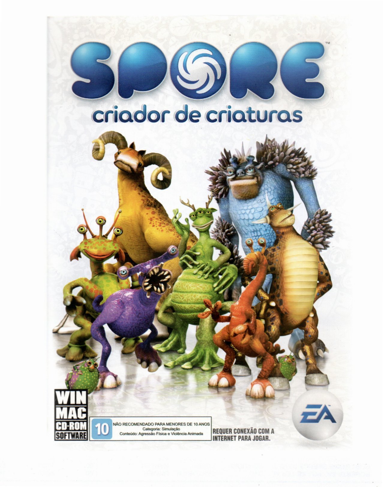 69bd2b5e2dd0994169672e1680095cd8.jpg DVD SPORE - CRIADOR DE CRIATURAS - Imagem 1