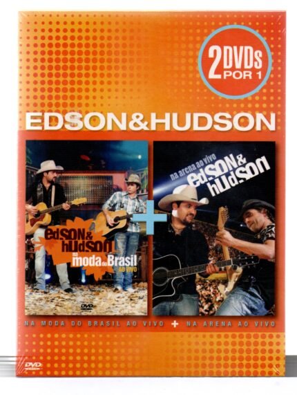 Dvd Duplo Edson E Hudson - Na Moda Do Brasil + Na Arena Ao Vivo