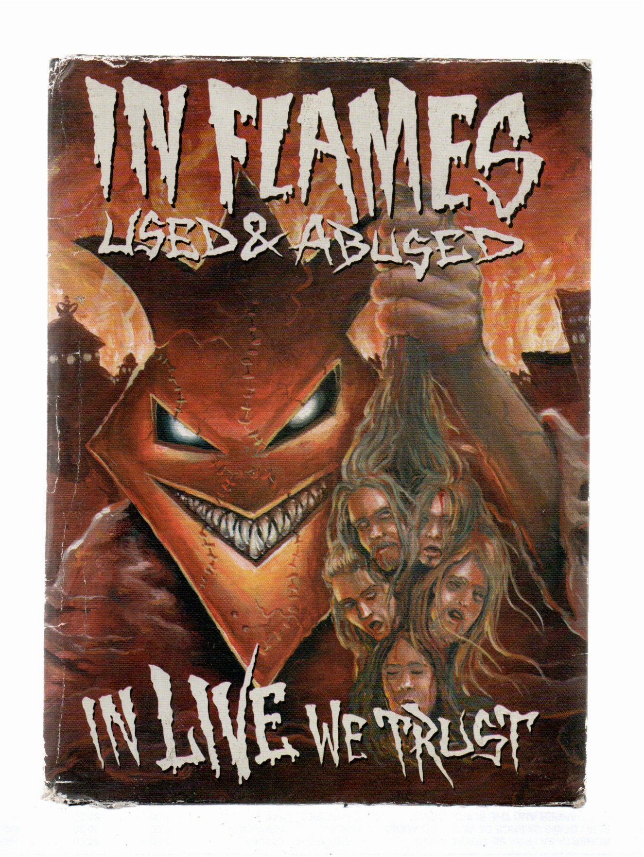 aea8e1e46af23b502a6f4e35976749b9.jpg Box 2 Dvd's + 2 Cd's In Flames - Used And Abused In Live We - Imagem 1