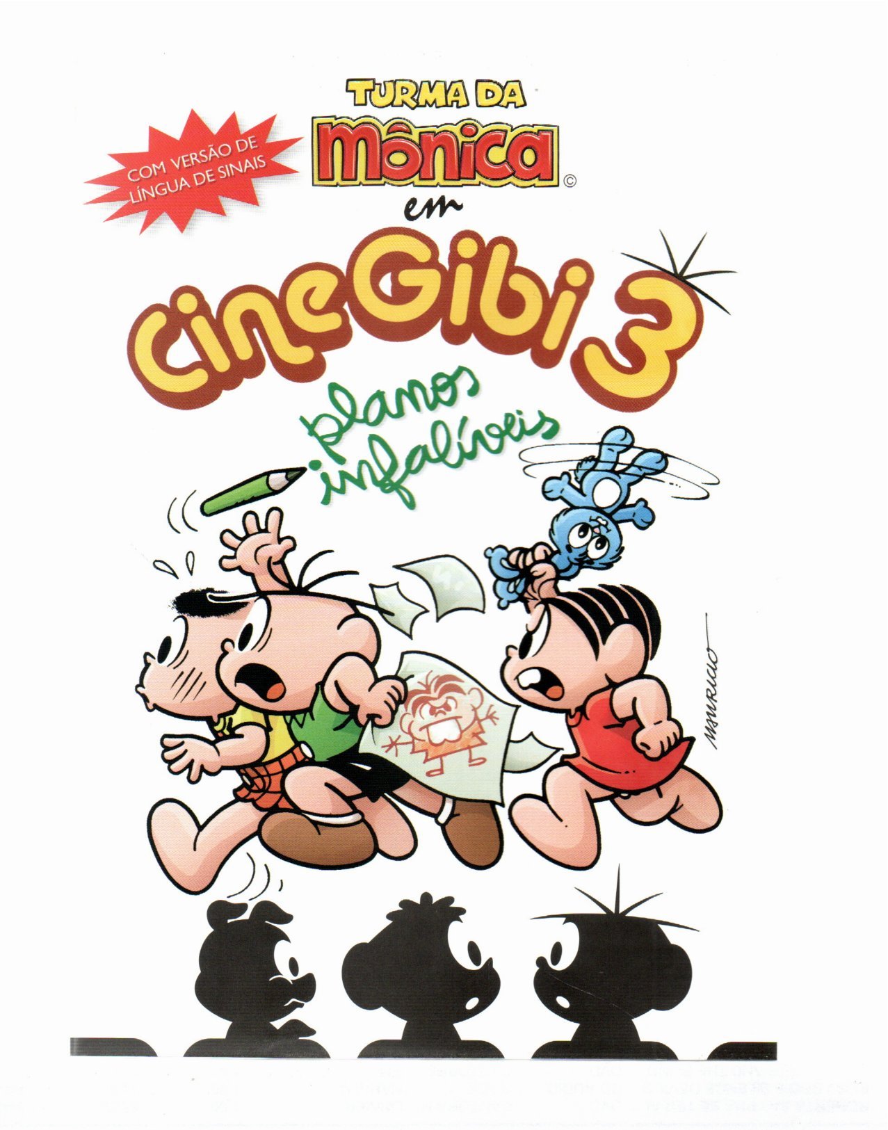 bfdcc33dfbe427e49e498632dfff5a9b.jpg DVD TURMA DA MÔNICA - CINE GIBI 3 - Imagem 1
