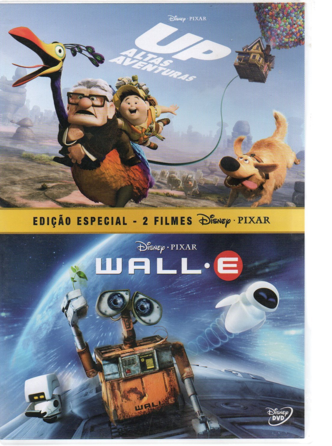 cf59c5704b6fc9f2e5250aab46f92366.jpg Dvd Duplo Up Altas Aventuras/ Wall-e - Imagem 1