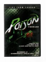 Dvd Poison 7 Days Live - Live From London
