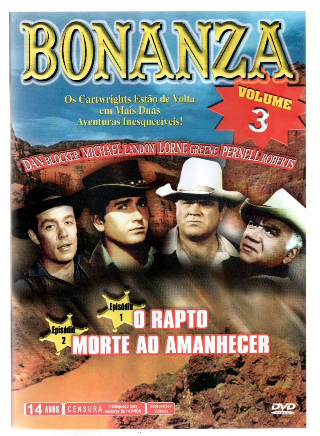 efca802aa063e50737c0aa90d97bc20a.jpg Dvd Bonanza Volume 3 O RAPTO - Imagem 1