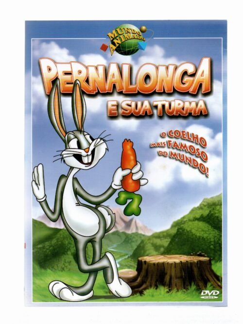 DVD PERNALONGA E SUA TURMA - O COELHO MAIS FAMOSO DO MUNDO