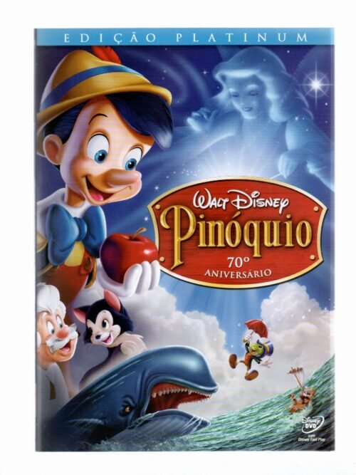 Dvd Duplo Pinóquio - 70° Aniversario