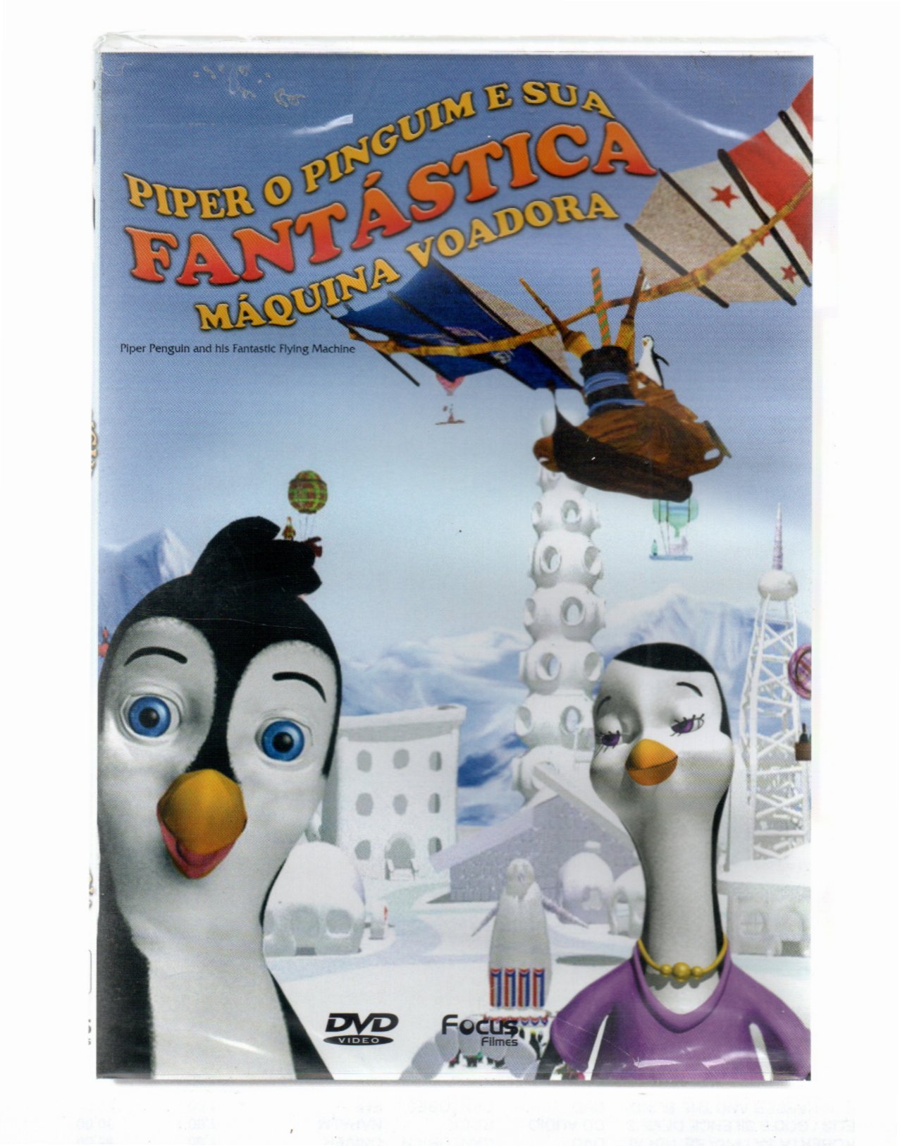 5dc39e6733f444b3142a212aa1f92e00.jpg DVD Piper O Pinguim E Sua Fantástica Máquina Voadora - Imagem 1