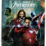 Box Blu-ray Duplo + Cards Os Vingadores (lata)