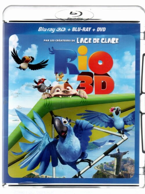 BLU RAY 3D + BLU RAY + DVD RIO