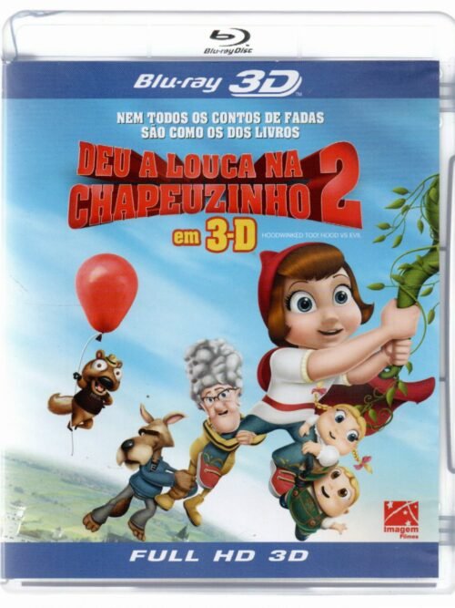 Blu Ray Deu A Louca Na Chapeuzinho 2 - Em 3d