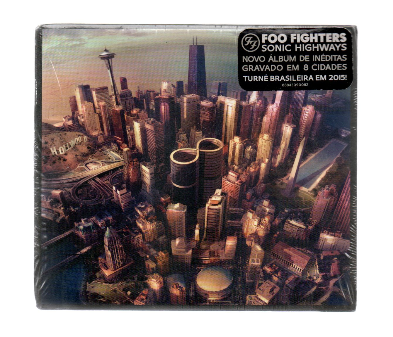 9241c5bed93c0d155f1d857fa0ebaee0.jpg Cd Foo Fighters - Sonic Highways (digipack) - Imagem 1