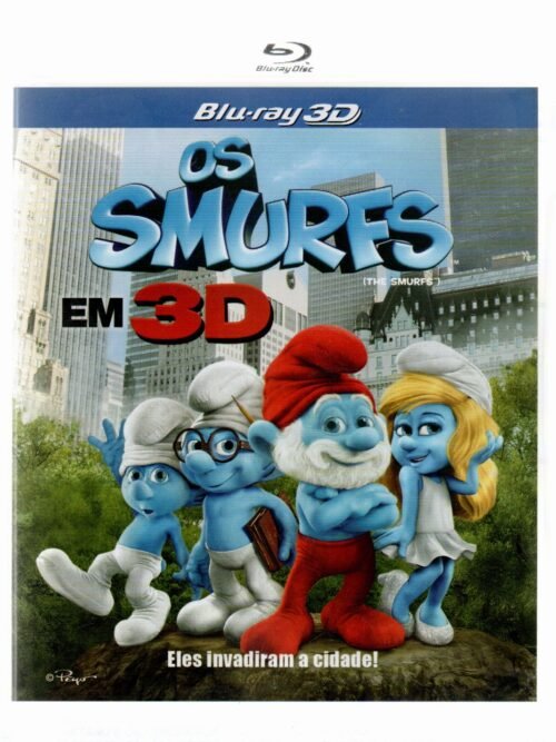 Blu-ray 3d Os Smurfs - Eles Invadiram A Cidade