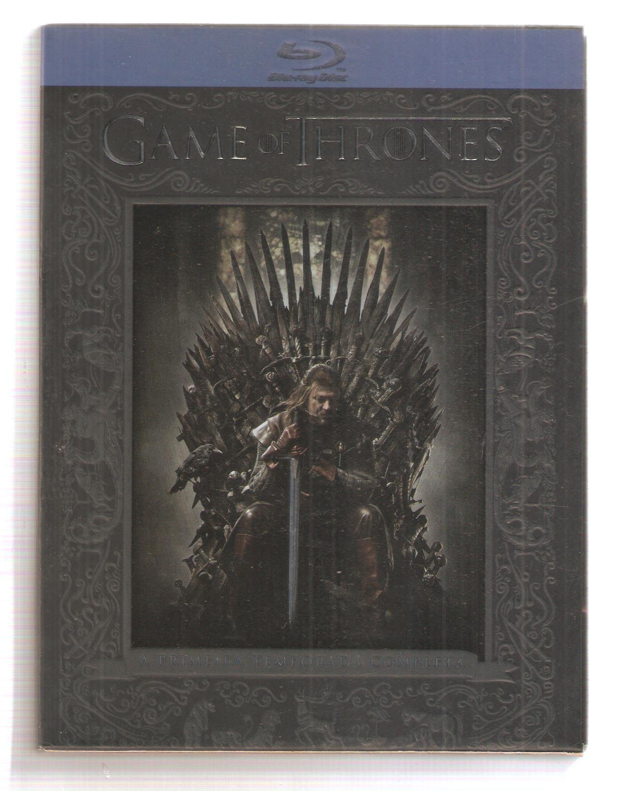 9f76bfe83bbf73a27f7e3972b8deea7d.jpg BOX BLU-RAY GAME OF THRONES - PRIEMIRA TEMPORADA - Imagem 1
