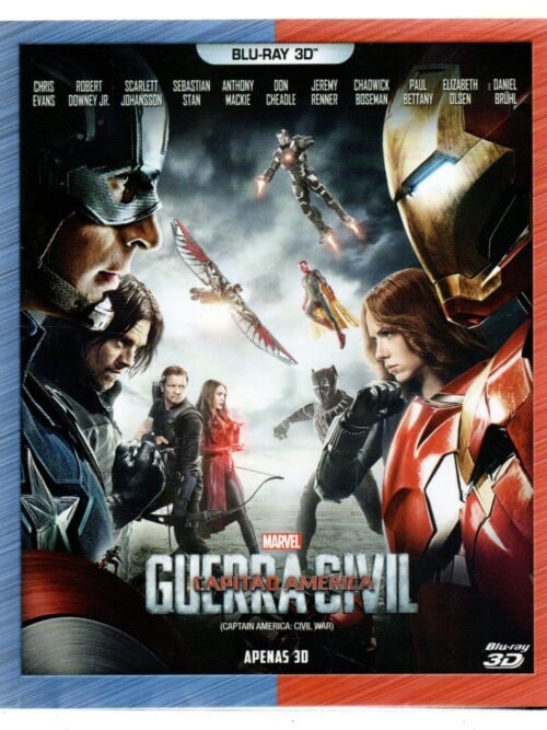 Blu-ray Capitão América - Guerra Civil 3D