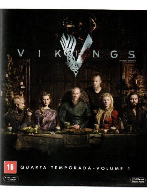 Blu-ray 3 Discos Vikings - Quarta Temporada Vol. 1