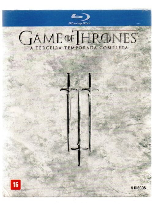 Blu-ray 5 Discos Game Of Thrones - 3º Temporada