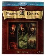 Box Blu-ray Piratas do Caribe Trilogia