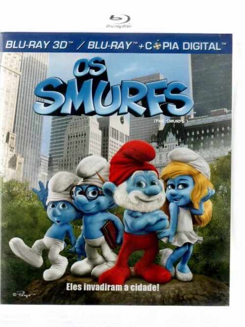 BLU-RAY / 3D + CÓPIA DIGITAL- OS SMURFS