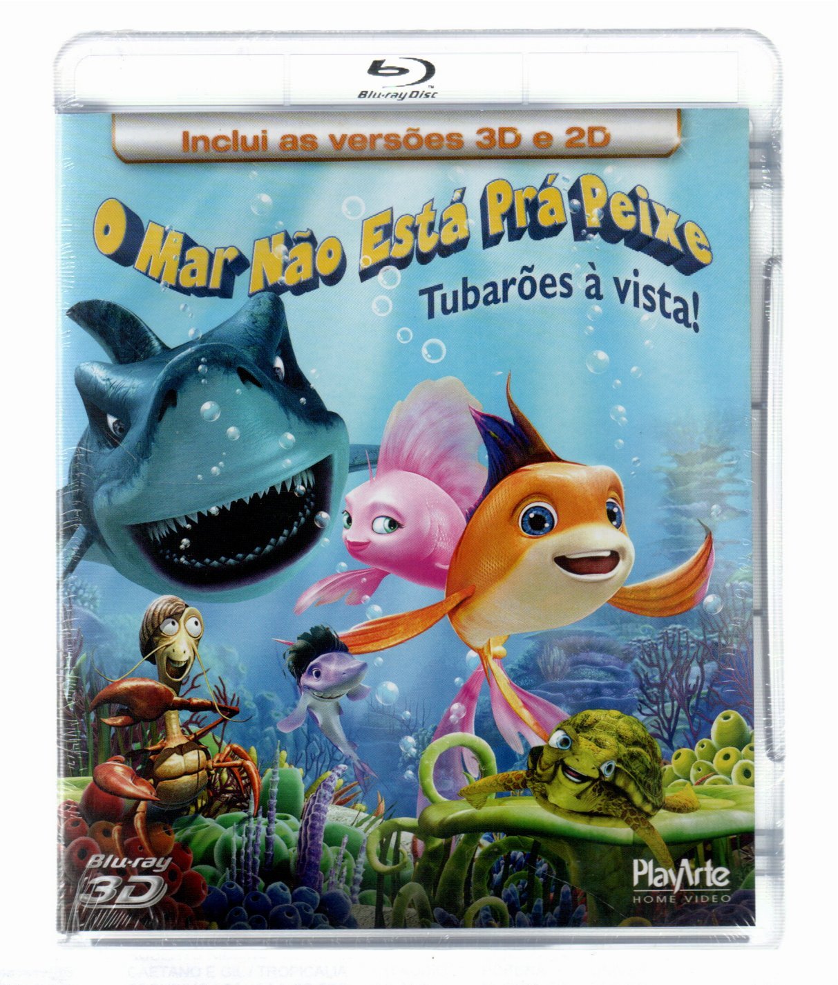 d6589908b073bc16e729e6fc72037baa.jpg BLU-RAY 3D O Mar Não Está Prá Peixe, Tubarões à Vista - Imagem 1