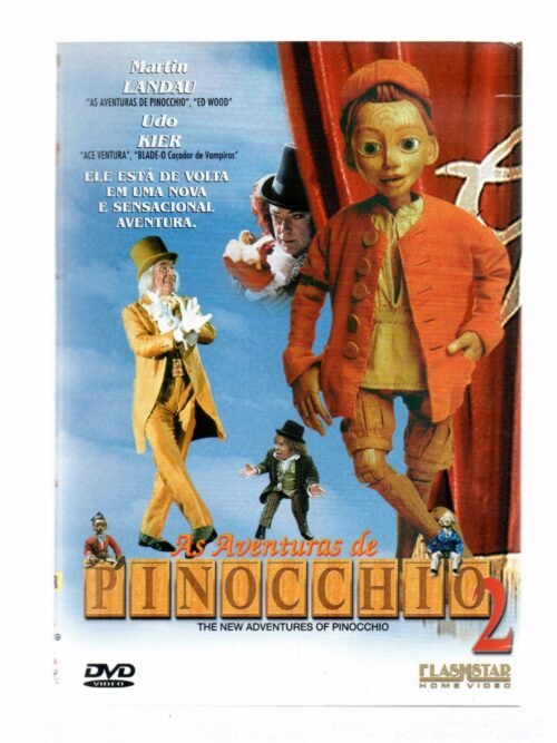 DVD AS AVENTURAS DE PINOCCHO- MICHAEL ANDERSON