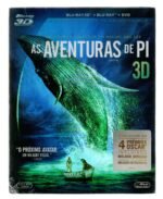 Blu Ray 3d + Blu Ray + Dvd As Aventuras De Pi 3d