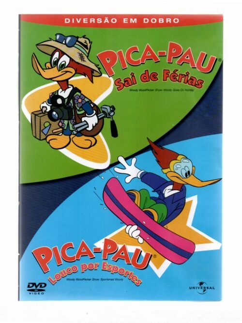 Dvd - Pica-pau Sai De Férias - Pica-pau Louco Por Esportes