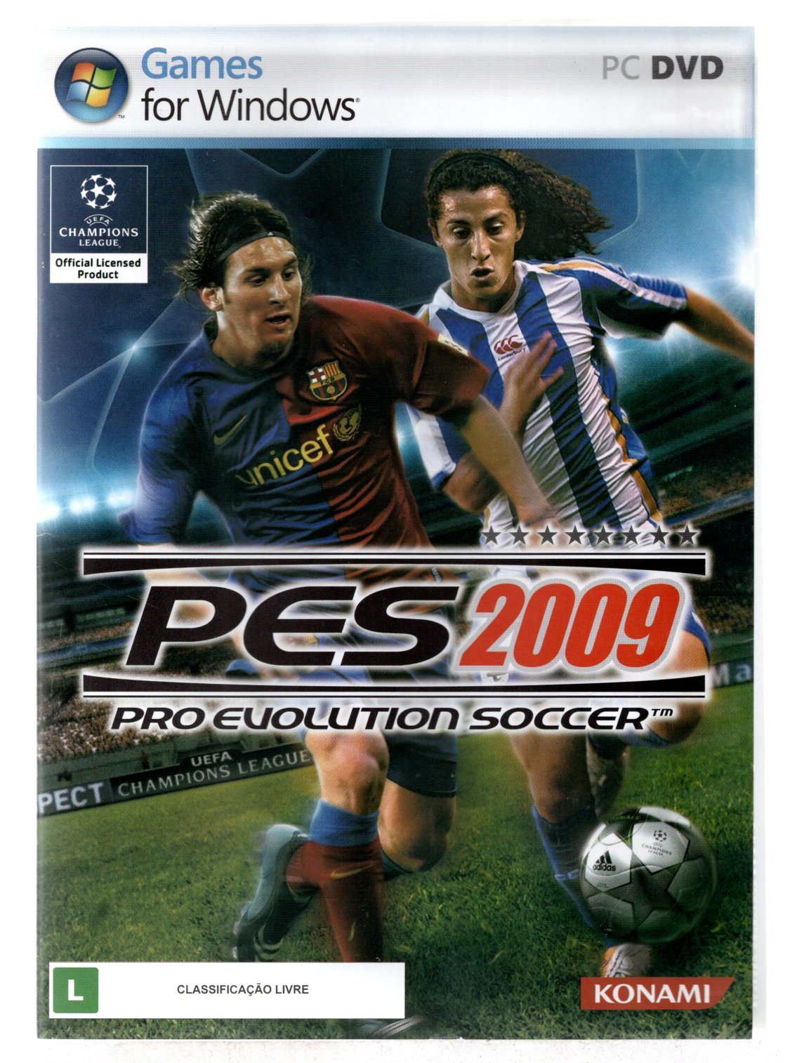 fe028cb8d8935a4b02591f101f7773dd.jpg Dvd PC Pes 2009 - Pro Evolution Soccer - Imagem 1