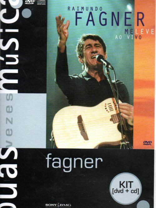 DVD + CD RAIMUNDO FAGNER ME LE AO VIVO / DUAS VEZES MÚSICA