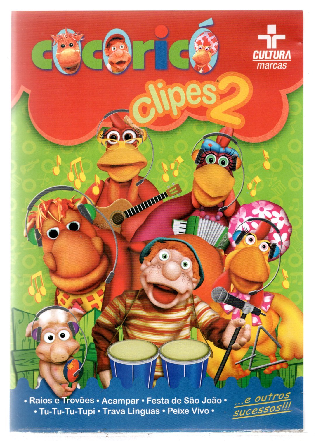 66c5c6d54b65be7a3d4796a7354e5927.jpg Dvd Cocoricó - Clipes Vol 2 - Imagem 1