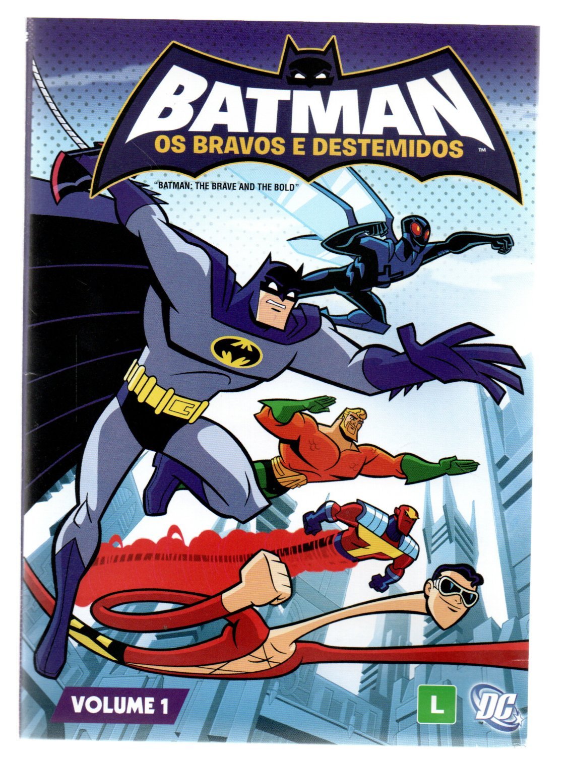 6c51f182294fc6a309294ec3d651e40f.jpg DVD BATMAN: OS BRAVOS E DESTEMIDOS VOL 01 - Imagem 1