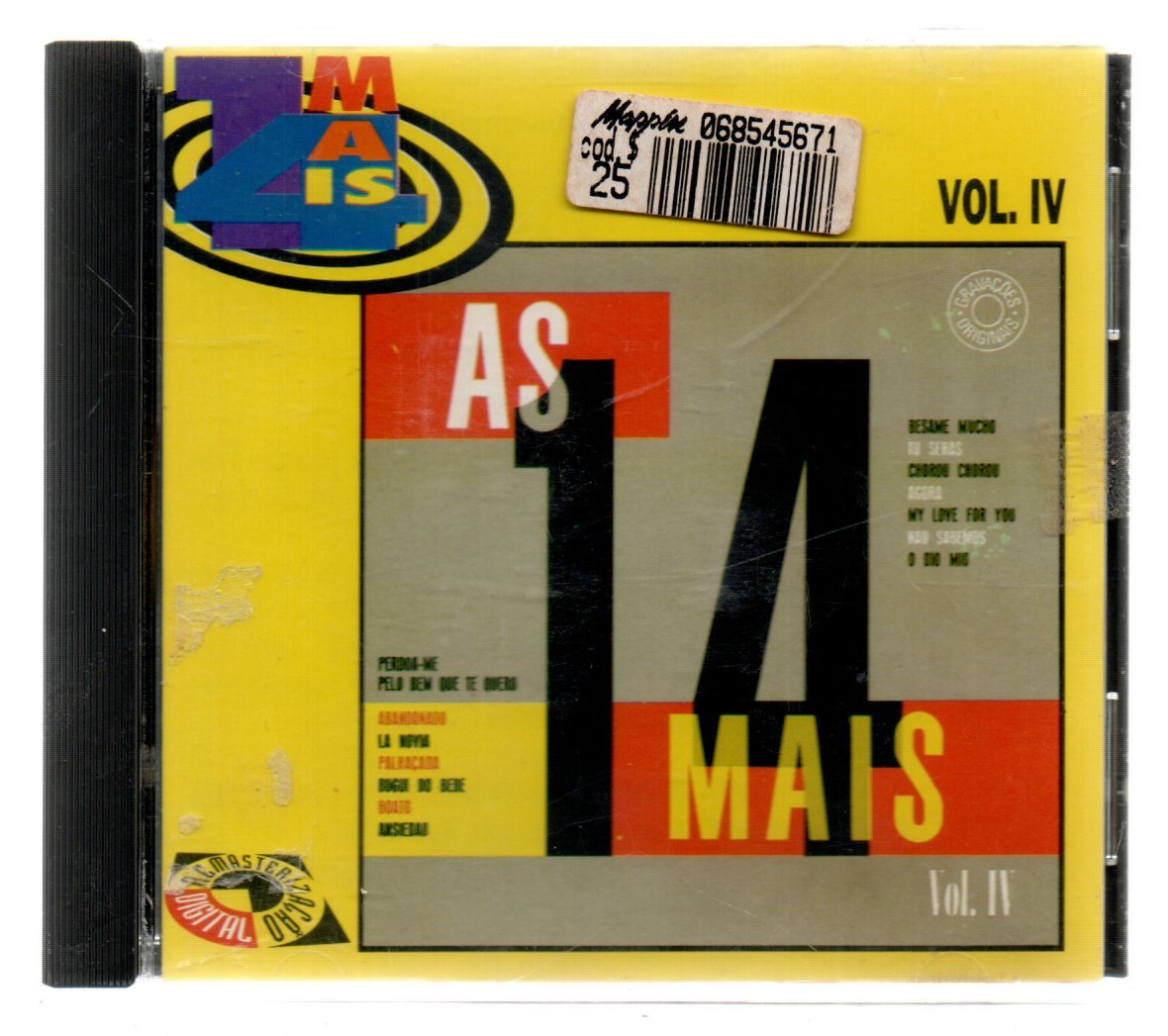 6f254b534037b66496423578d443fef5.jpg CD As 14 Mais Vol. IV - Imagem 1