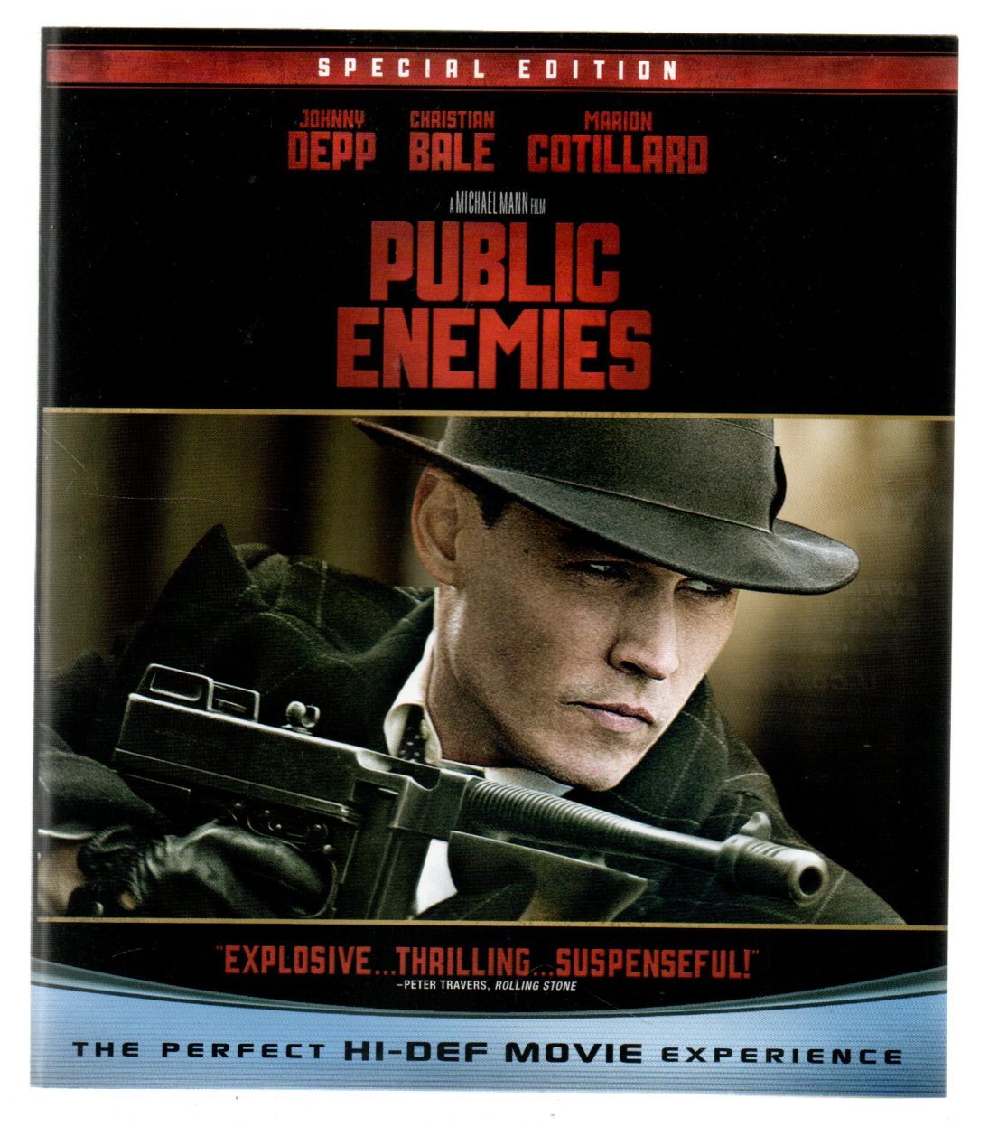 7cba0684aa19592574c86919ade51785.jpg Blu-ray + Dvd rom Public Enemies - Michael Mann ( Região 1) - Imagem 1