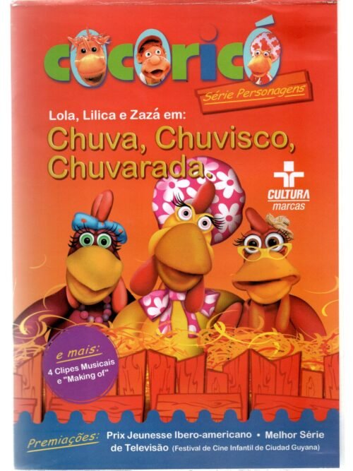 Dvd Cocoricó - Chuva, Chuvisco, Chuverada