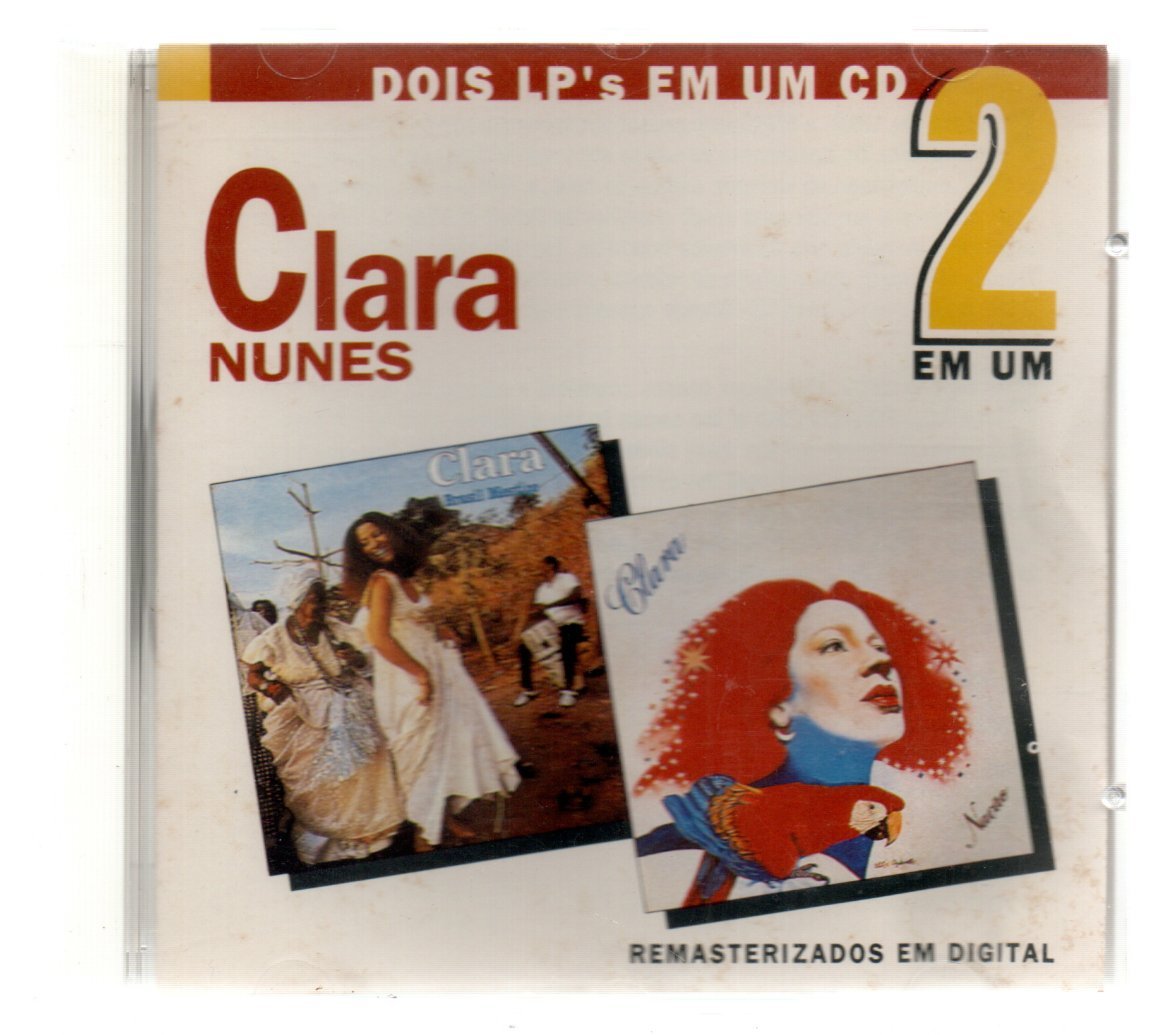 8c3b83a6b8edb4ec151f8a9834fa2b38.jpg CD Clara Nunes - 2 em 1 Brasil mestiço e Nação - Imagem 1