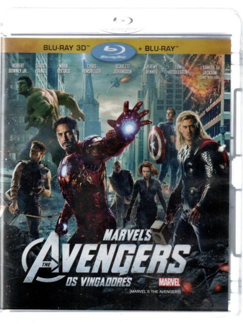 BLU-RAY + BLU-RAY 3D THE AVANGERS - OS VINGADORES