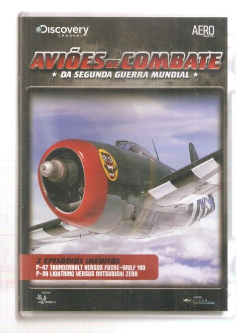 KIT 3 DVD AVIÕES DE COMBATE DE SEGUNDA GUERRA MUNDIAL
