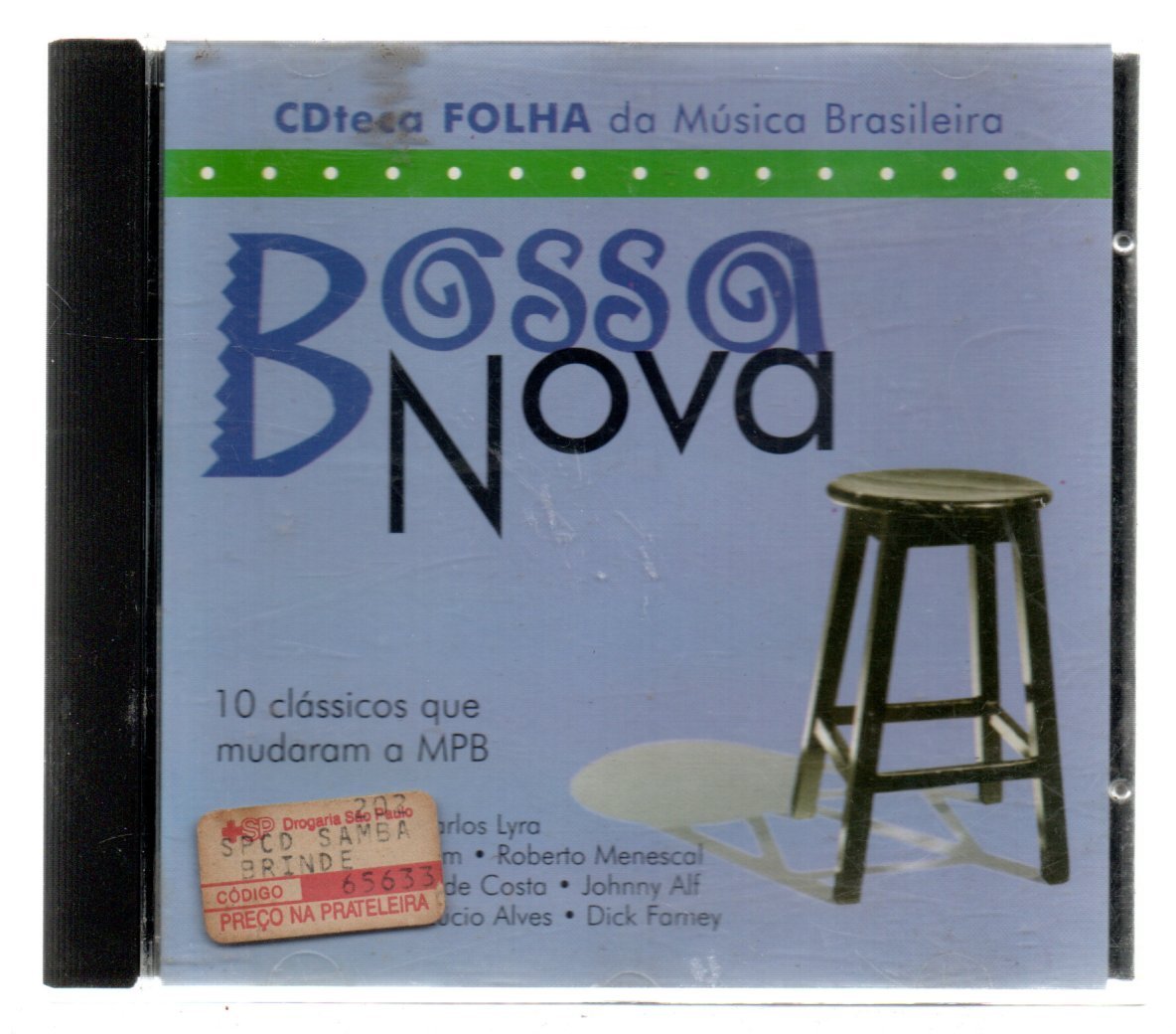 9f5af4d273e91fdb49589407b9909f51.jpg CD CDTECA FOLHA da musica Brasileira : Bossa Nova - Imagem 1