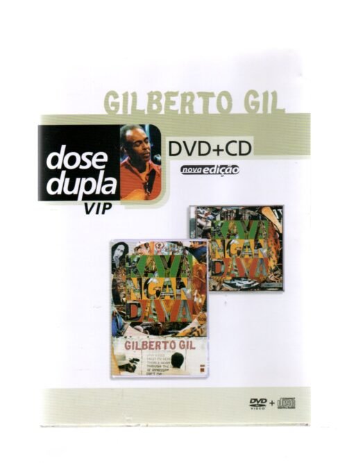 Dvd + Cd  Dose Dupla Gilberto Gil - Nova Edição