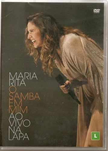 Dvd Maria Rita - O Samba Em Mim Ao Vivo Na Lapa