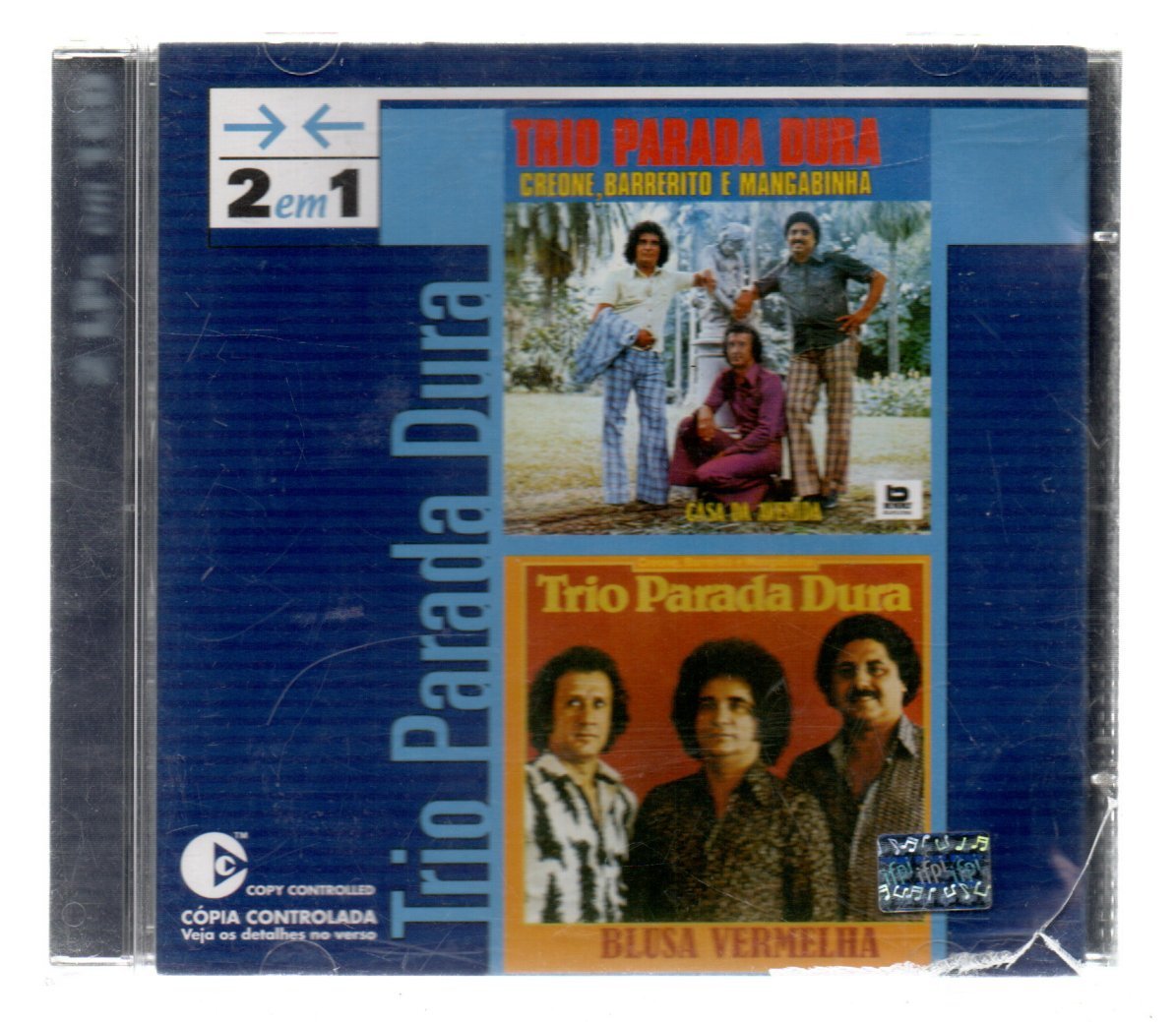 341a99747557d558093f6bd7cb851147.jpg CD Trio parada dura - 2 em 1 - Imagem 1