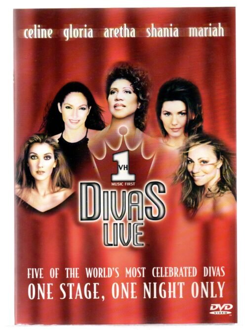 Dvd Vh1 Divas Live - Celine - Gloria - Aretha - Shania - Mariah