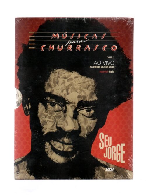 DVD DUPLO SEU JORGE - MÚSICA PARA CHURRASCO VOL.1 AO VIVO 