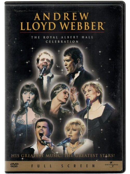 DVD ANDREW LLOOYD WEBBER-THE ROYAL ALBERT HALL CELEBRATION