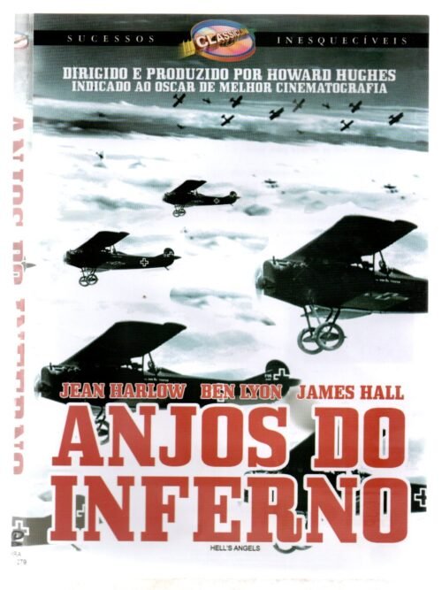 Dvd Anjos Do Inferno - JEAN HARLOW
