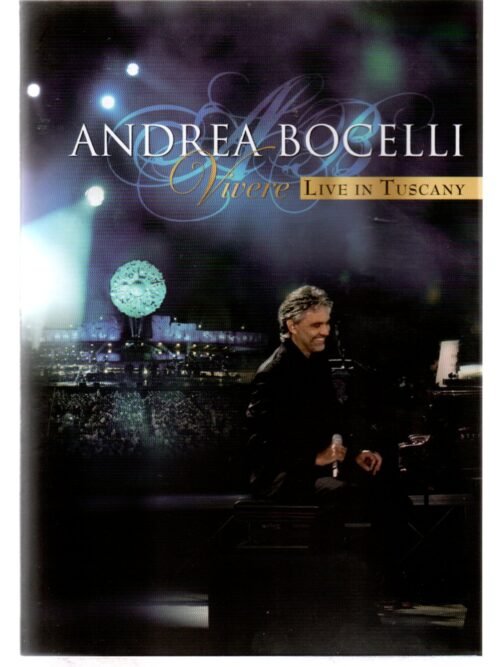 Dvd  Andrea Bocelli - Vivere (live In Tuscany)