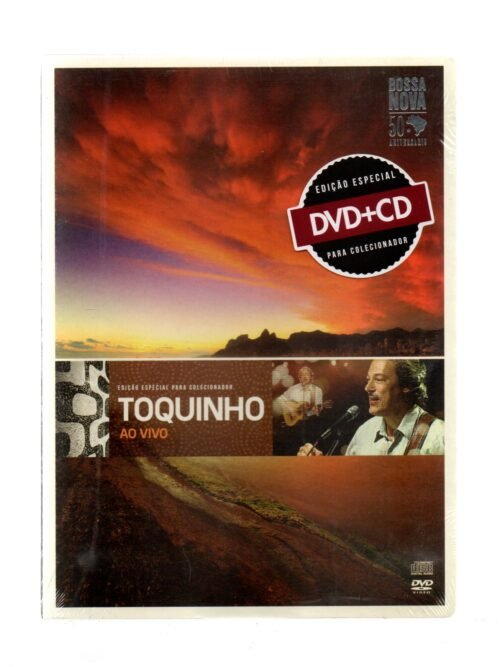 DVD + CD TOQUINHO - AO VIVO EDIÇÃO ESPECIAL PARA COLECIONADOR